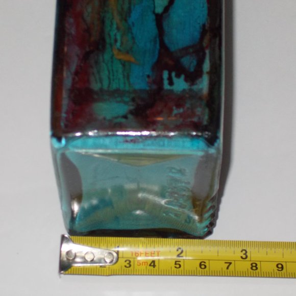 Beautiful glass decanter hand painted with alchol ink - Picture 10 of 10